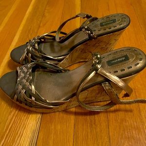 Women’s Xhilaration Brown Wedge Sandal